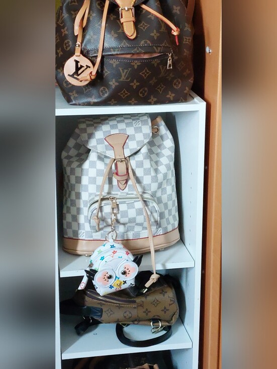 Louis Vuitton Handbags - SALE Louis Vuitton White Mini Owl Backpack Bag Charm/Airpods Case